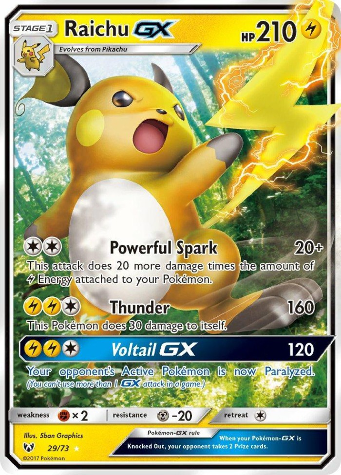 Carte Pokémon: Raichu GX [Raichu GX]