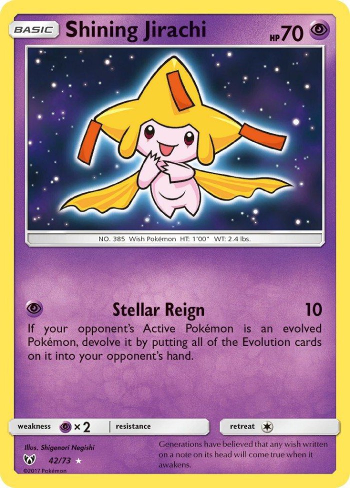 Carte Pokémon: Shining Jirachi [Jirachi Brillant]