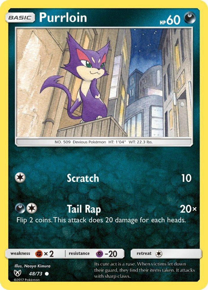 Carte Pokémon: Purrloin [Chacripan]