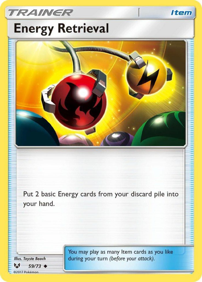 Carte Pokémon: Energy Retrieval [Récupération d'Énergie]