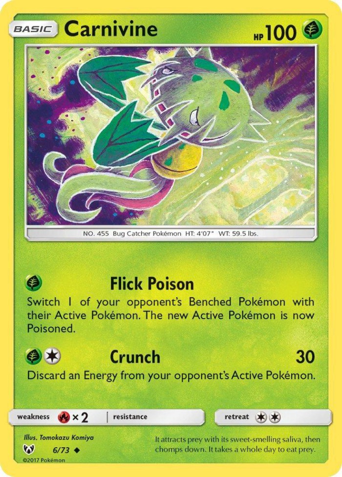 Carte Pokémon: Carnivine [Vortente]