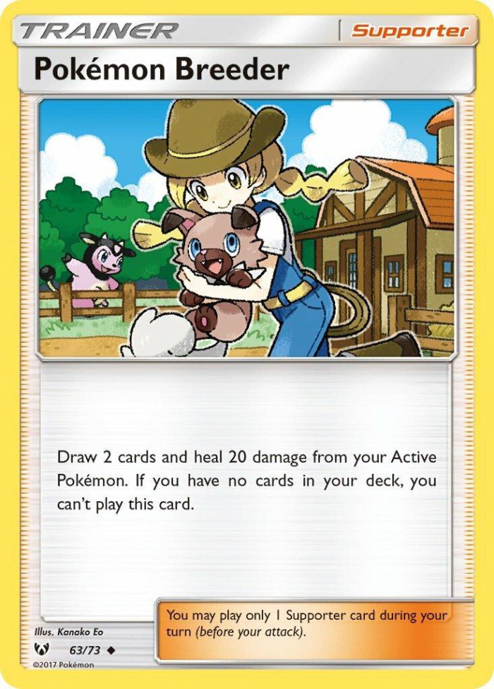 Carte Pokémon: Pokémon Breeder [Éleveuse de Pokémon]