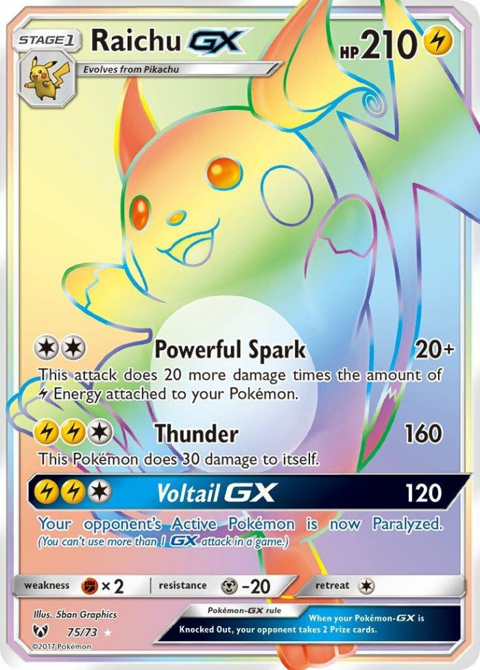 Carte Pokémon: Raichu GX [Raichu GX]