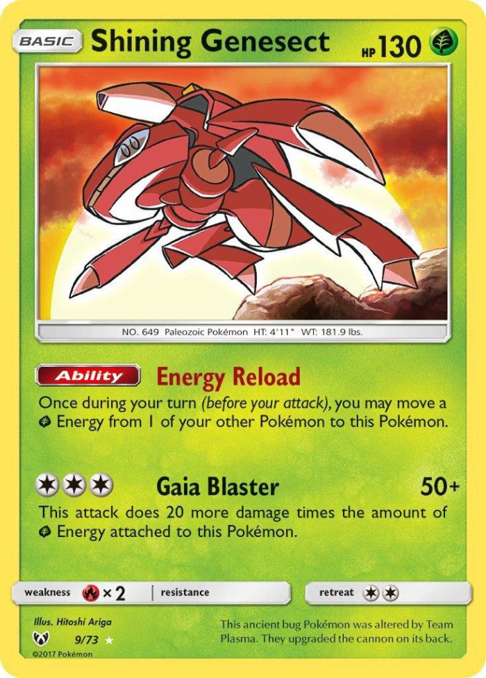 Carte Pokémon: Shining Genesect [Genesect Brillant]