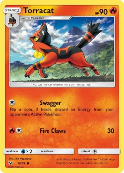 Carte Pokémon: Torracat