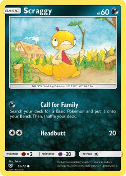 Carte Pokémon: Scraggy