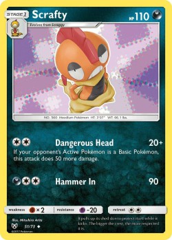 Carte Pokémon: Scrafty