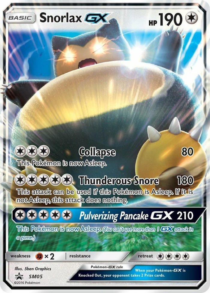 Carte Pokémon: Snorlax GX [Ronflex GX]