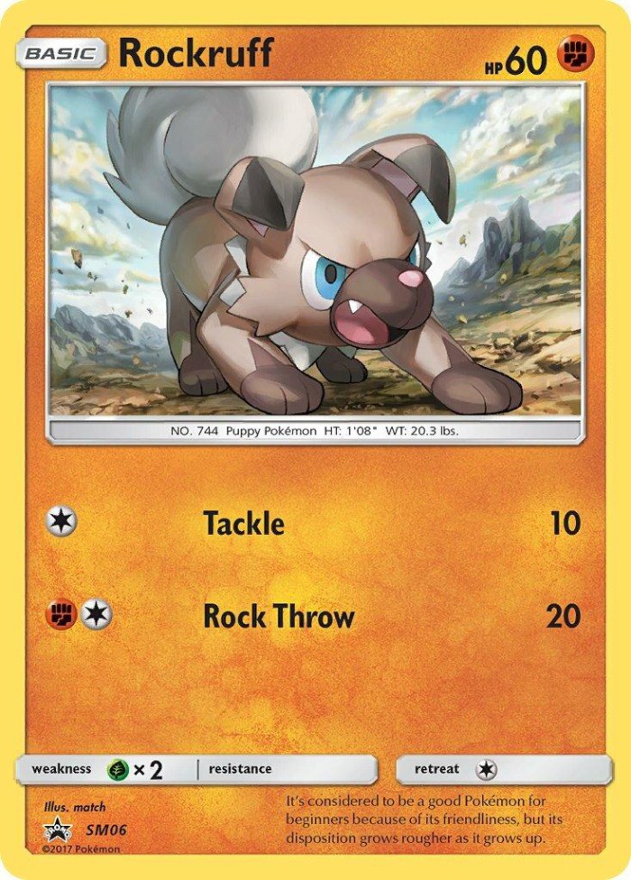 Carte Pokémon: Rockruff [Rocabot]