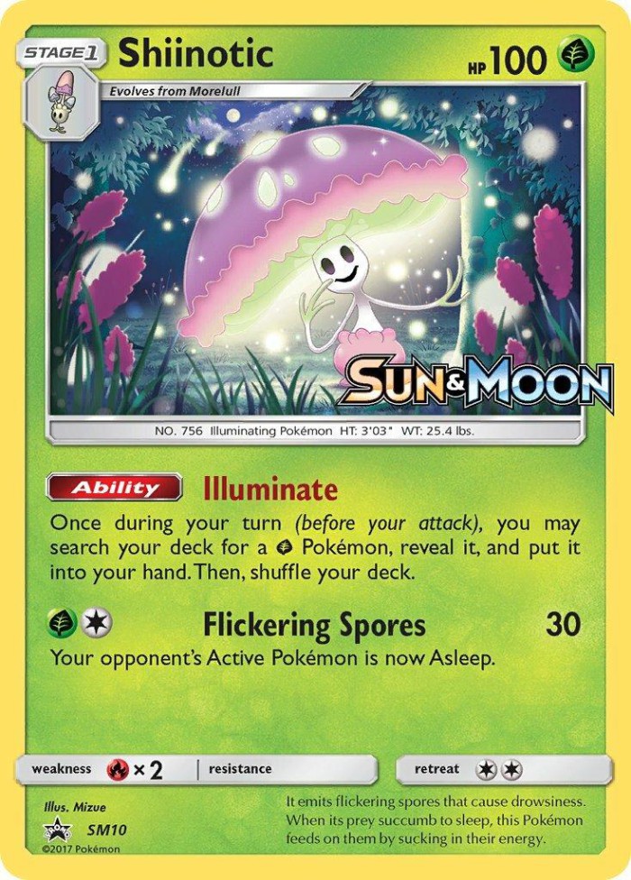 Carte Pokémon: Shiinotic [Lampignon]