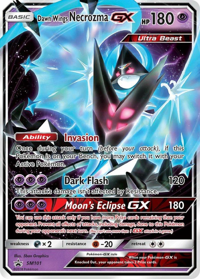 Carte Pokémon: Dawn Wings Necrozma GX [Necrozma Ailes de l'Aurore GX]