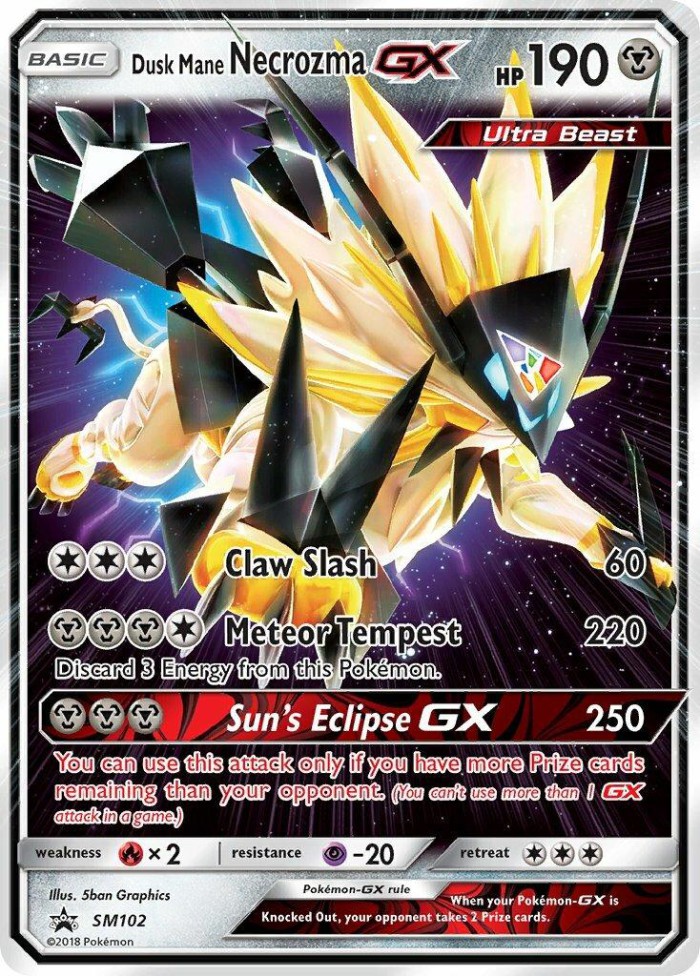 Carte Pokémon: Dusk Mane Necrozma GX [Necrozma Crinière du Couchant GX]