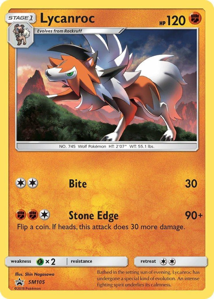 Carte Pokémon: Lycanroc [Lougaroc]