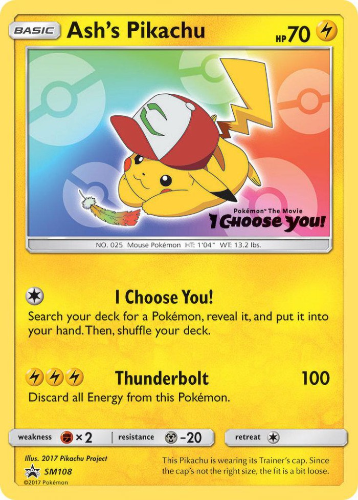 Carte Pokémon: Ash's Pikachu [Pikachu de Sacha]