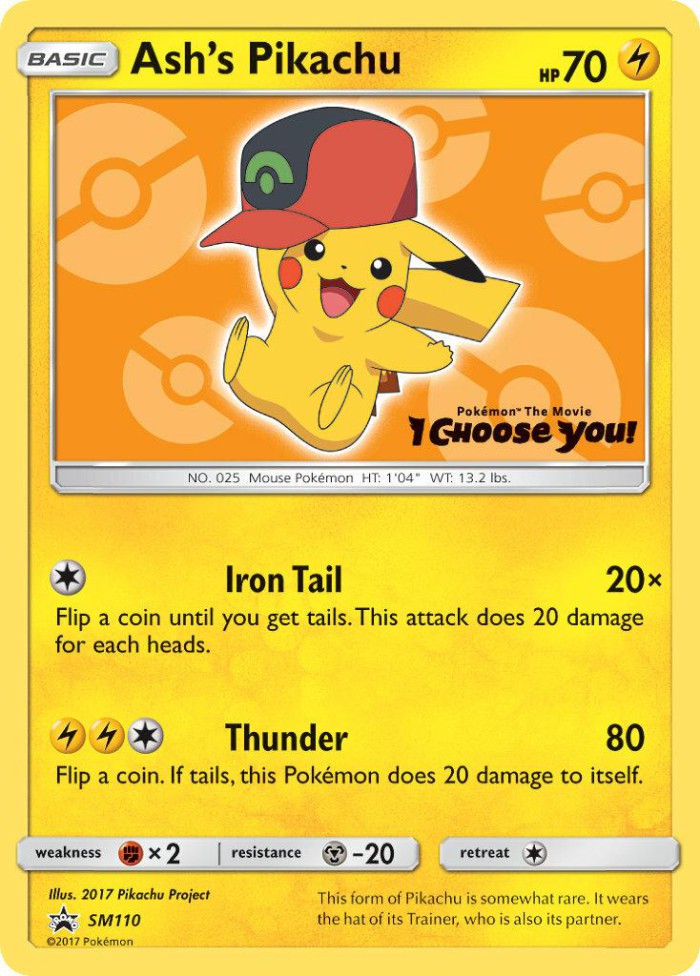 Carte Pokémon: Ash's Pikachu [Pikachu de Sacha]