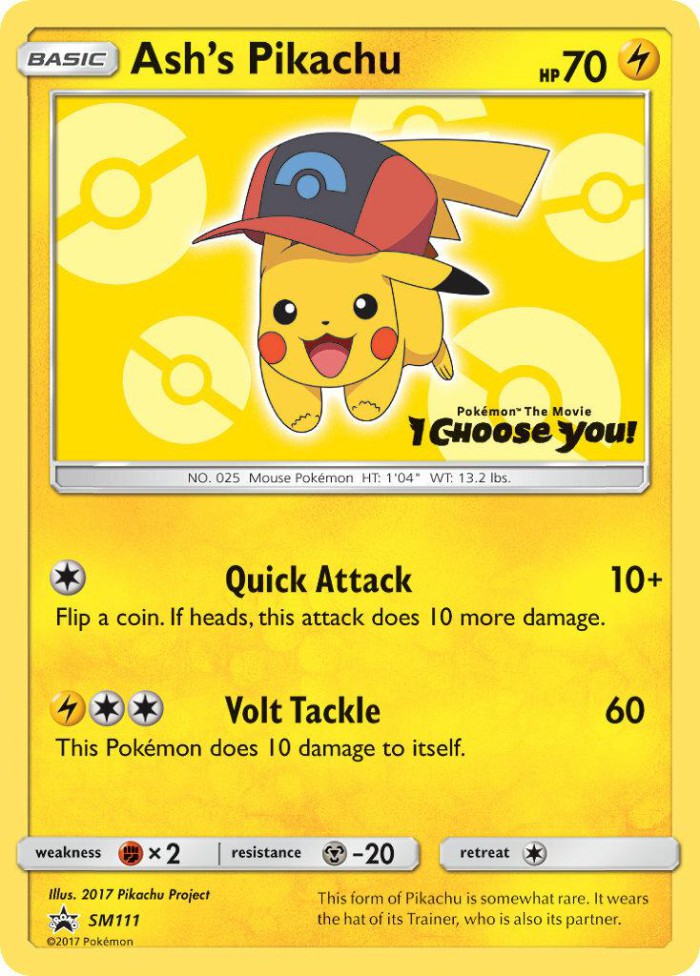 Carte Pokémon: Ash's Pikachu [Pikachu de Sacha]