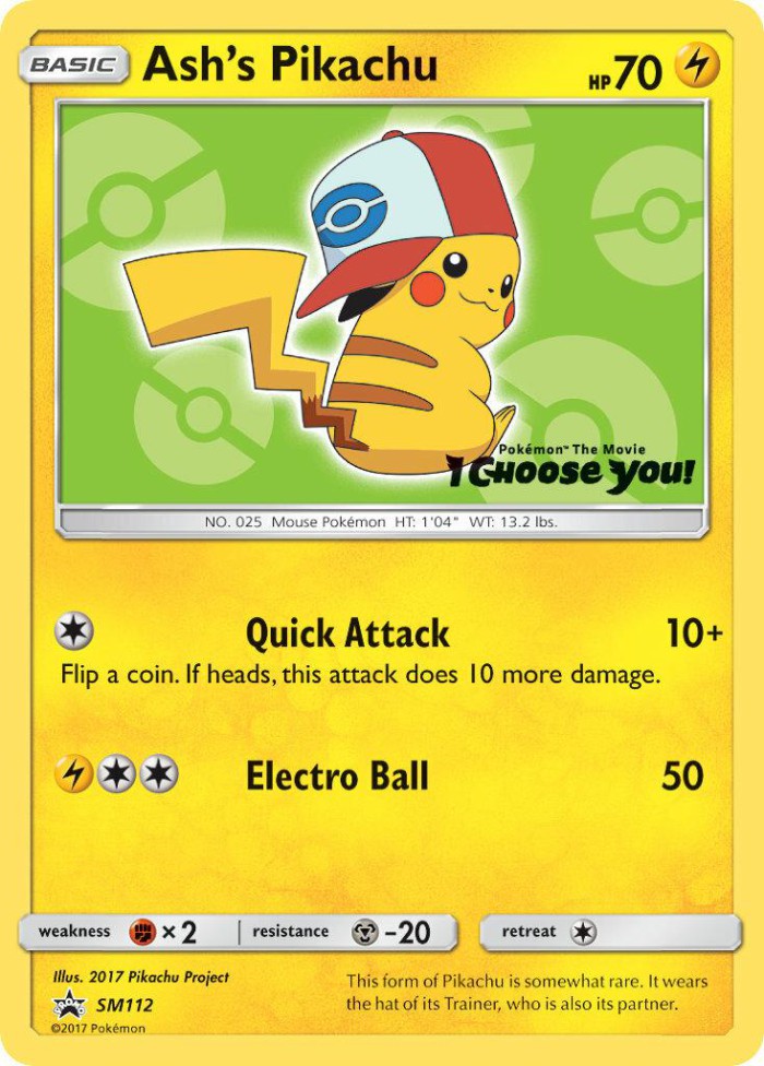 Carte Pokémon: Ash's Pikachu [Pikachu de Sacha]