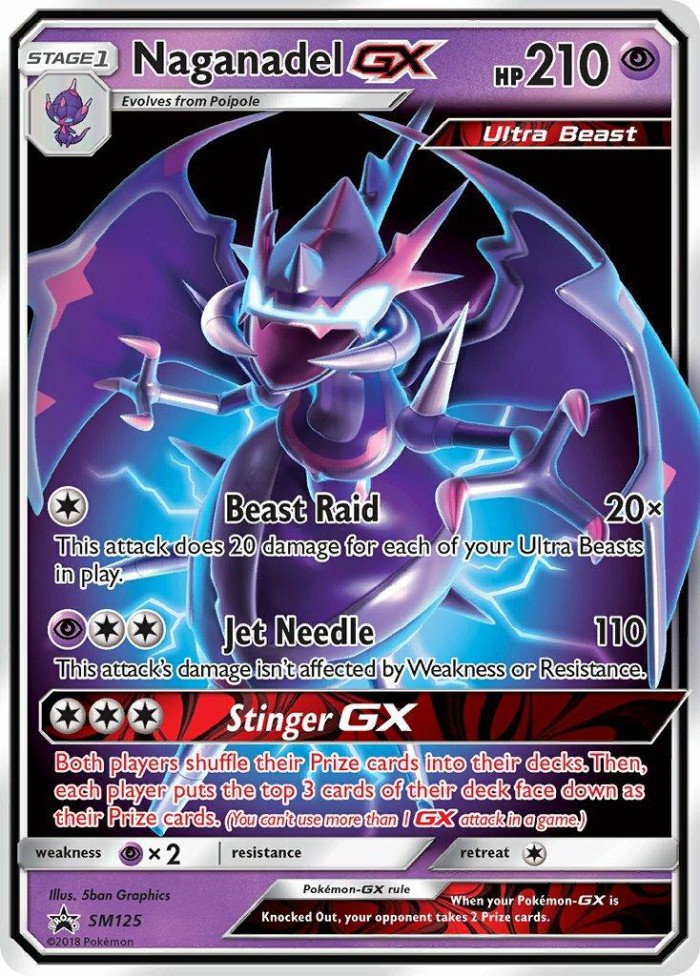 Carte Pokémon: Naganadel GX [Mandrillon GX]