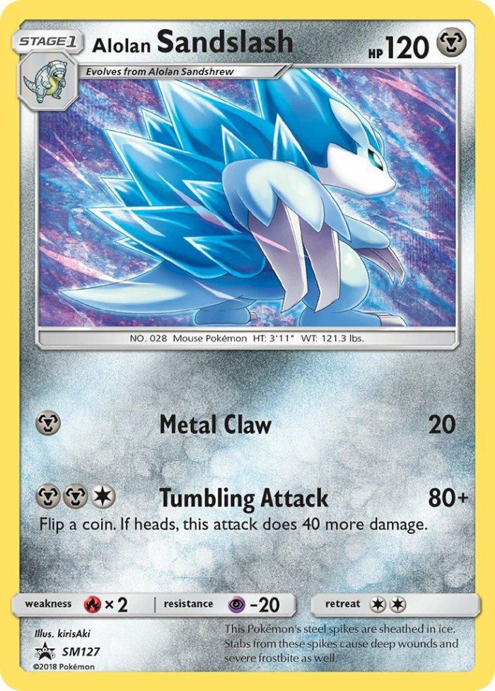 Carte Pokémon: Alolan Sandslash [Sablaireau d'Alola]