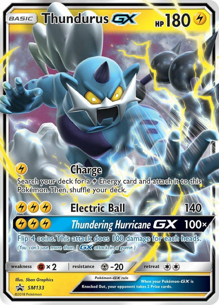 Carte Pokémon: Thundurus GX [Fulguris GX]