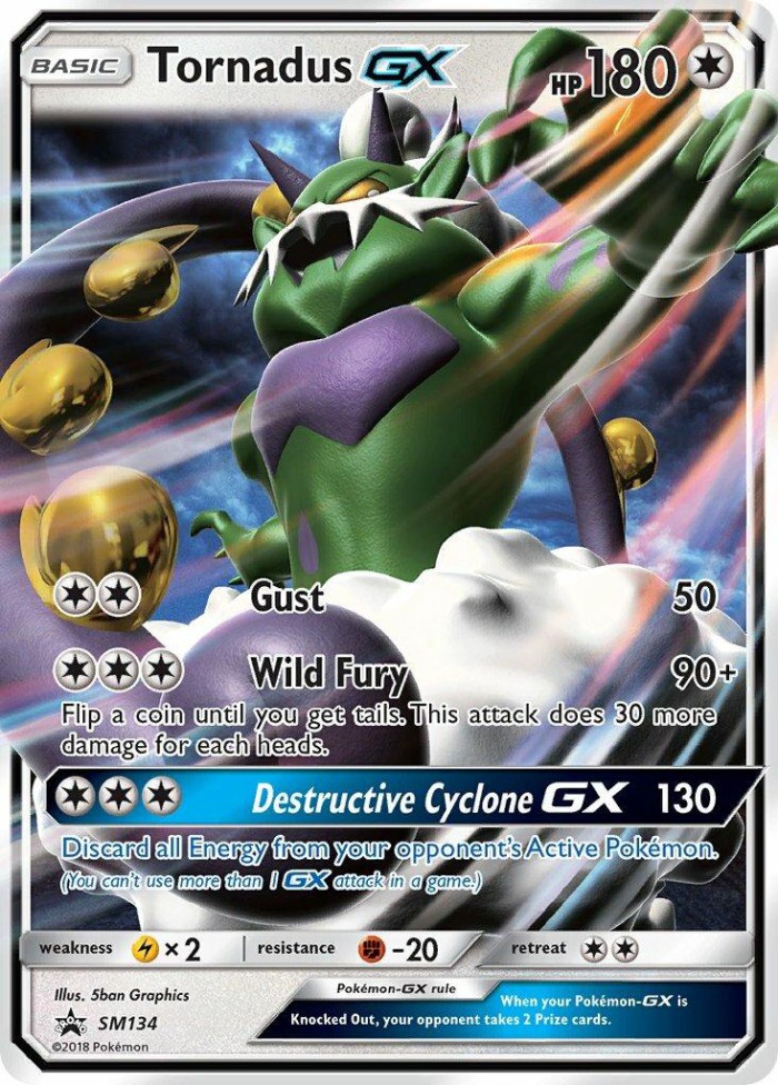 Carte Pokémon: Tornadus GX [Boréas GX]