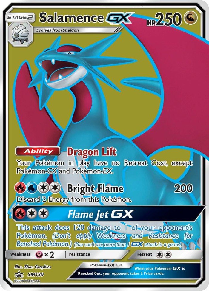 Carte Pokémon: Salamence GX [Drattak GX]