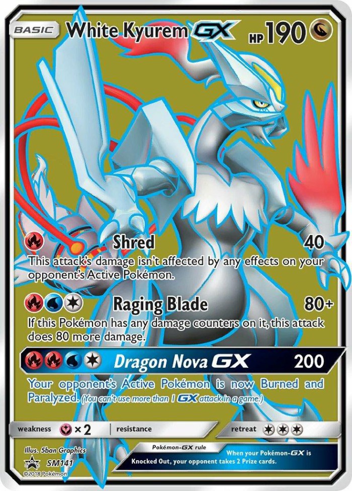 Carte Pokémon: White Kyurem GX [Kyurem Blanc GX]