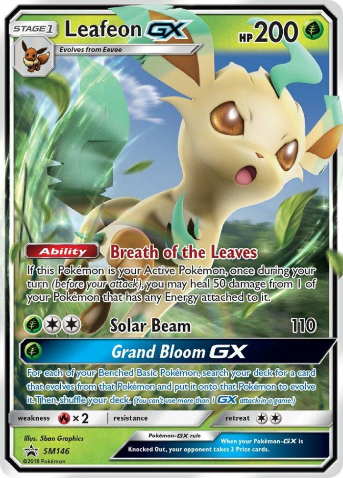 Carte Pokémon: Leafeon GX [Phyllali GX]