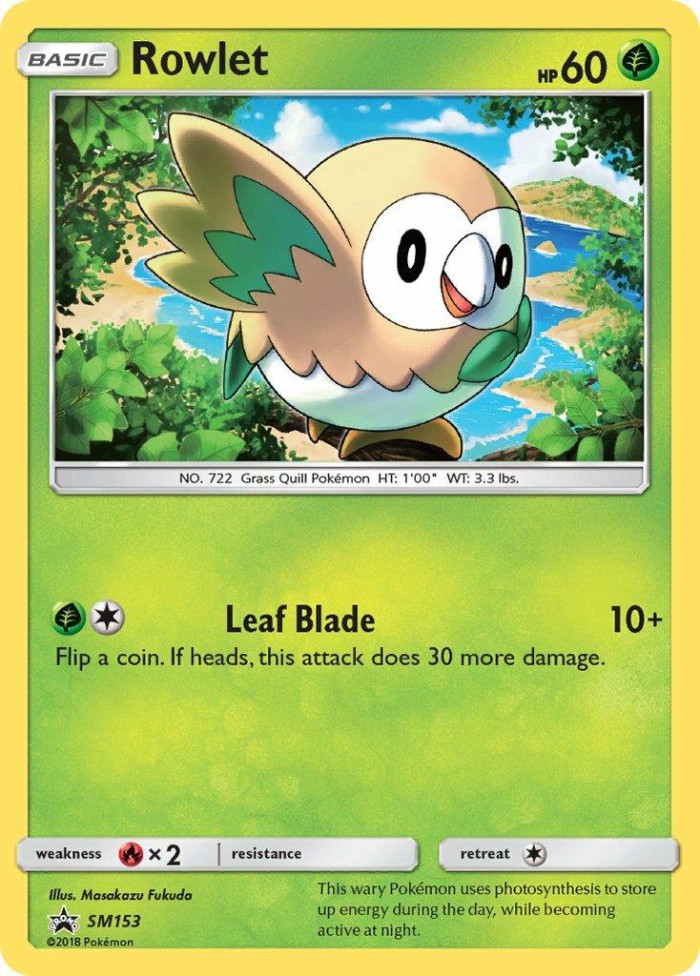 Carte Pokémon: Rowlet [Brindibou]