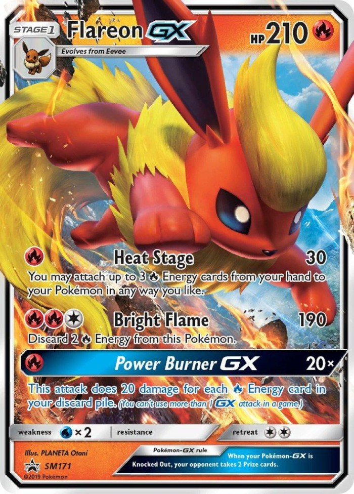 Carte Pokémon: Flareon GX [Pyroli GX]