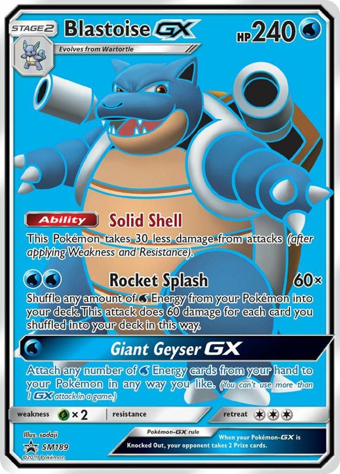 Carte Pokémon: Blastoise GX [Tortank GX]