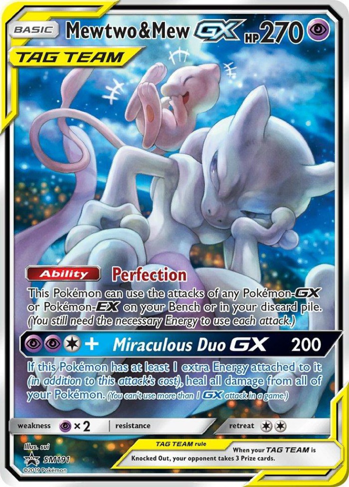 Carte Pokémon: Mewtwo & Mew GX [Mewtwo et Mew GX]