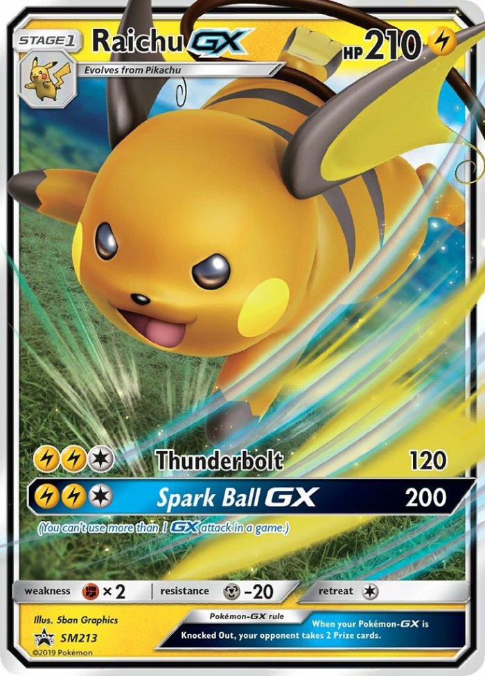 Carte Pokémon: Raichu GX [Raichu GX]