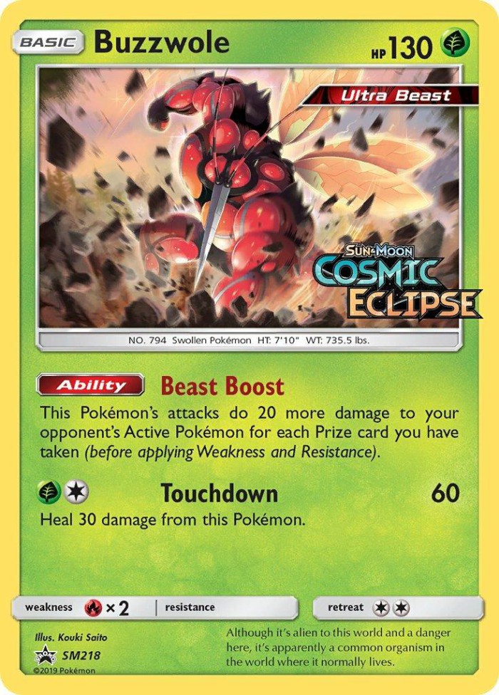 Carte Pokémon: Buzzwole [Mouscoto]