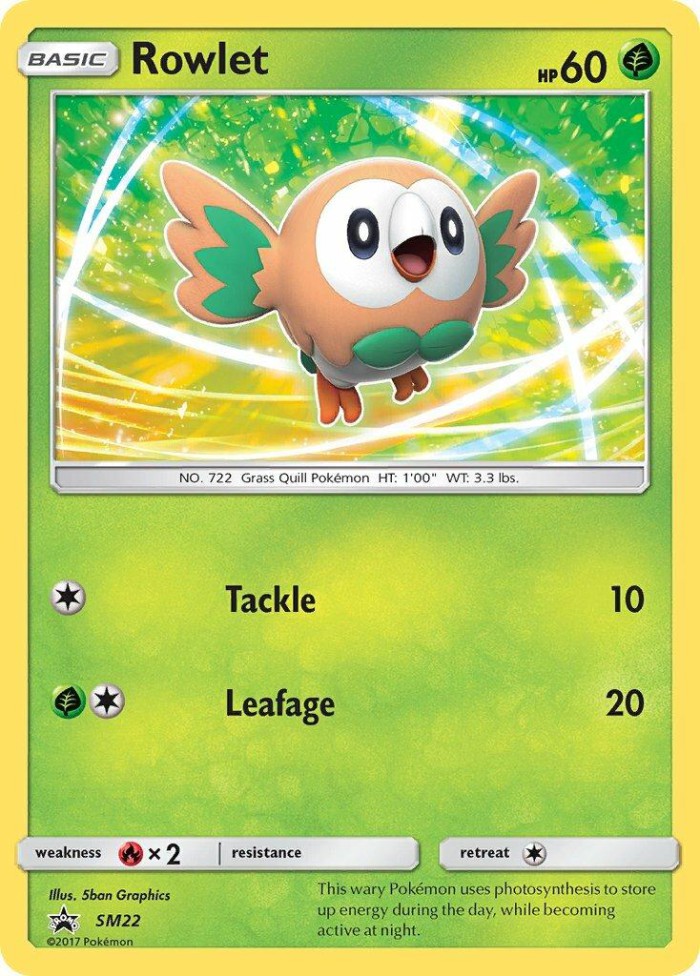 Carte Pokémon: Rowlet [Brindibou]