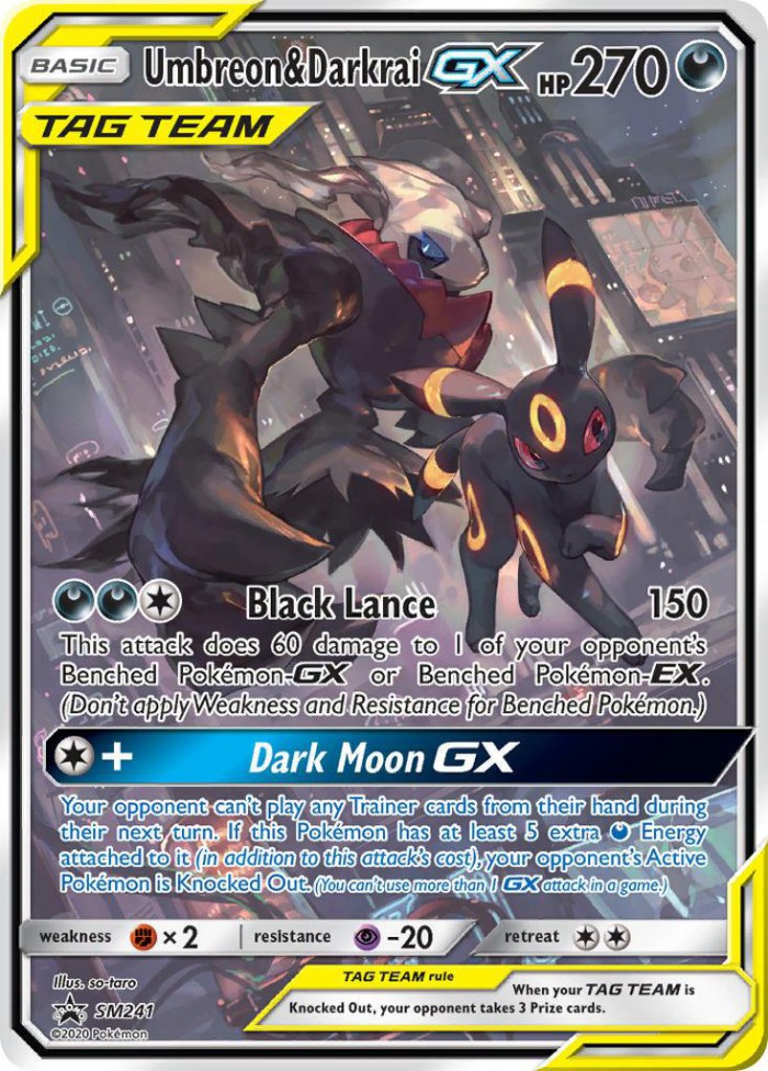 Carte Pokémon: Umbreon & Darkrai GX [Noctali et Darkrai GX]