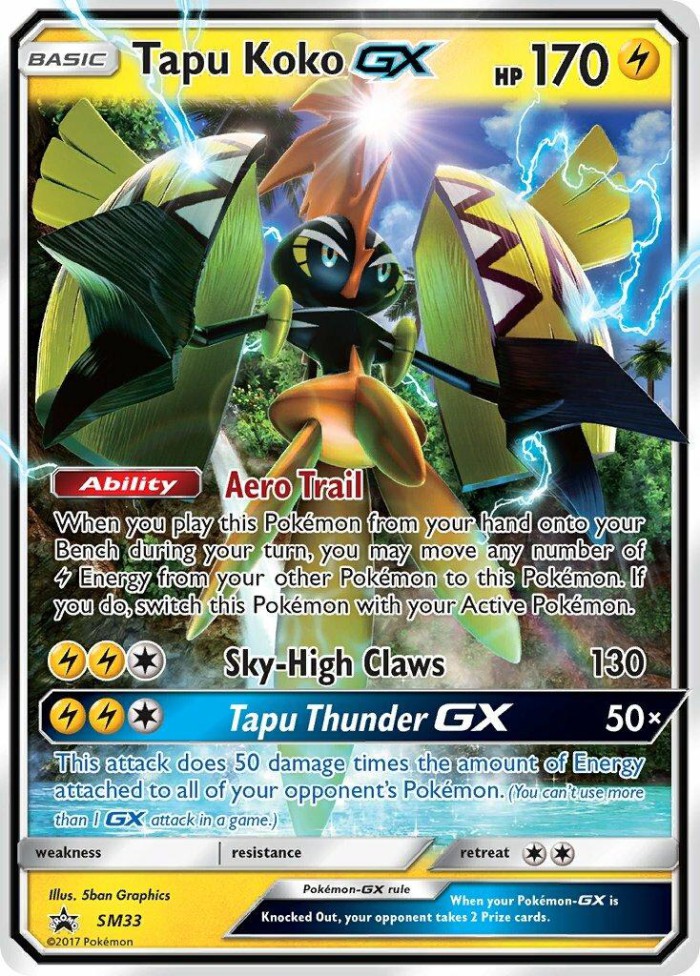 Carte Pokémon: Tapu Koko GX [Tokorico GX]