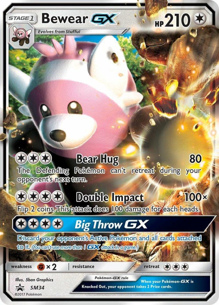 Carte Pokémon: Bewear GX [Chelours GX]