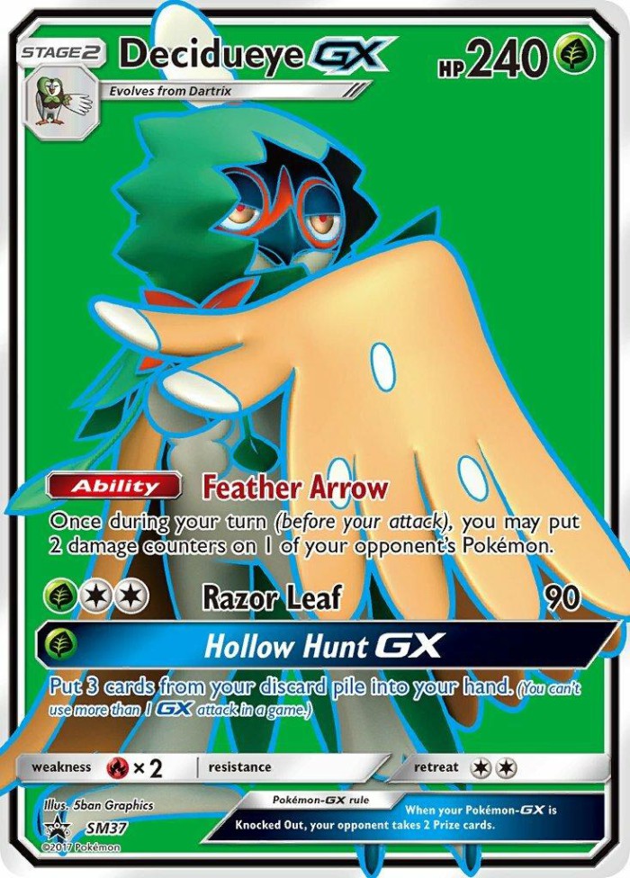 Carte Pokémon: Decidueye GX [Archéduc GX]