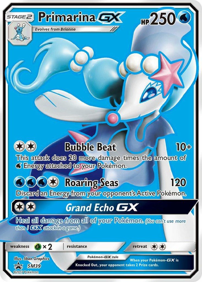 Carte Pokémon: Primarina GX [Oratoria GX]