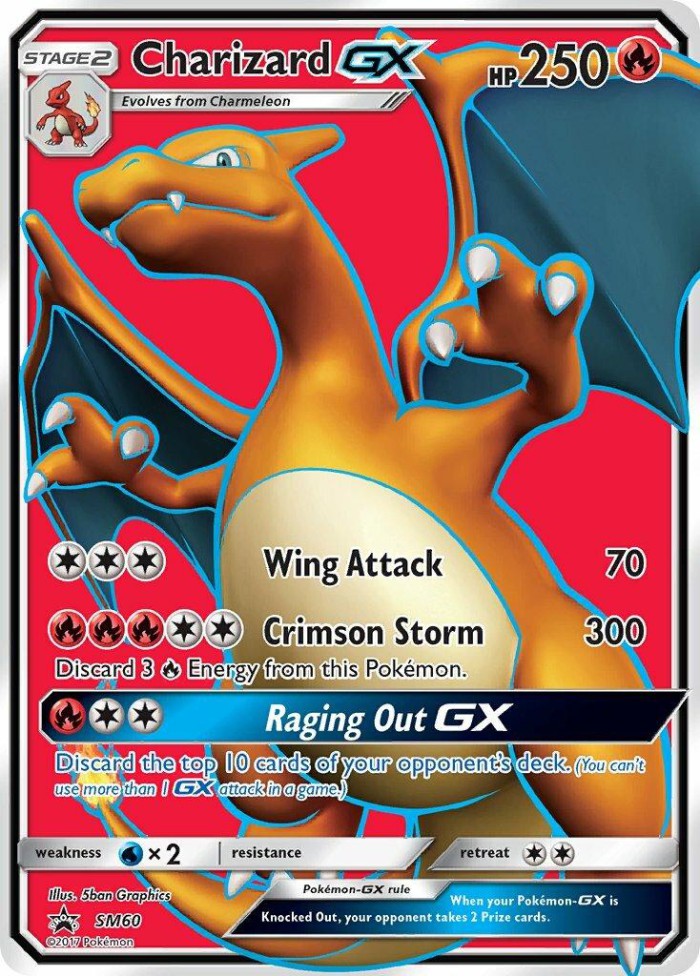 Carte Pokémon: Charizard GX [Dracaufeu GX]