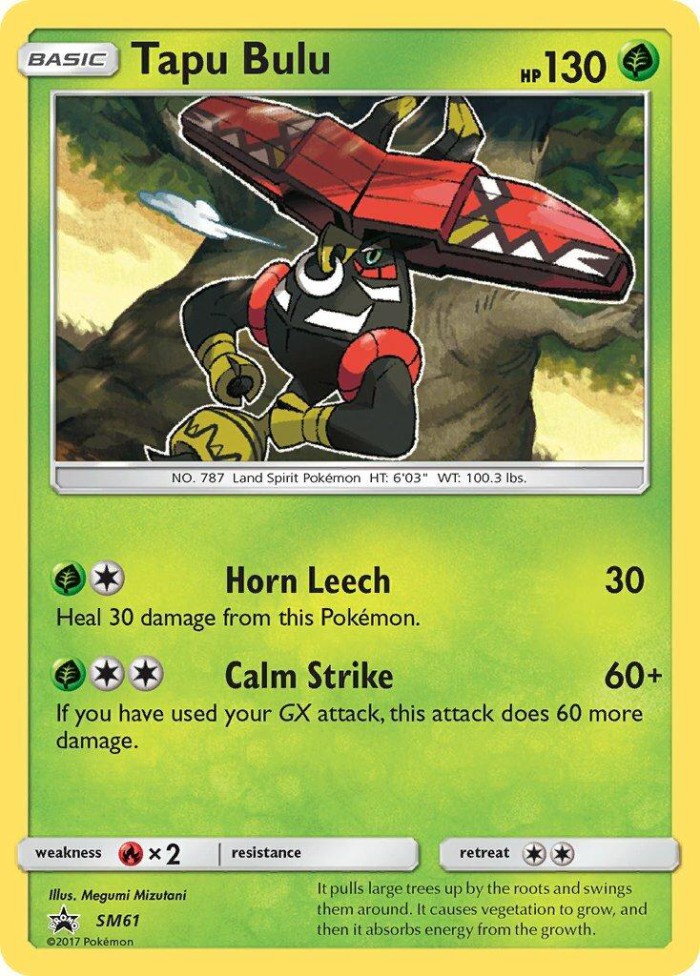 Carte Pokémon: Tapu Bulu [Tokotoro]