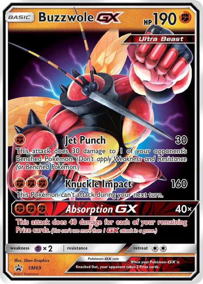 Carte Pokémon: Buzzwole GX [Mouscoto GX]