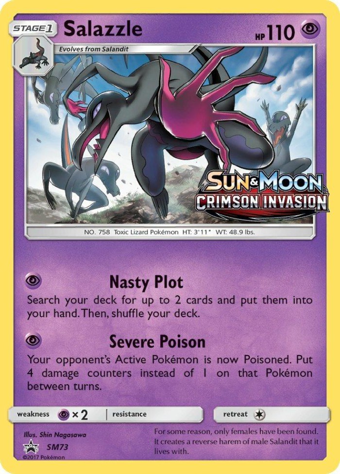 Carte Pokémon: Salazzle [Malamandre]