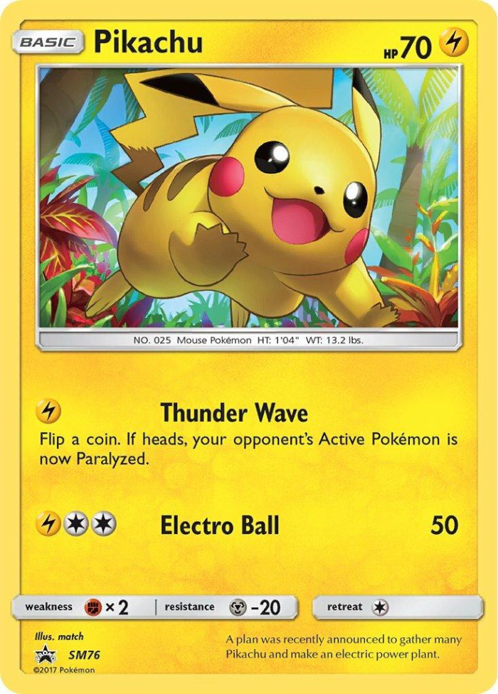 Carte Pokémon: Pikachu [Pikachu]