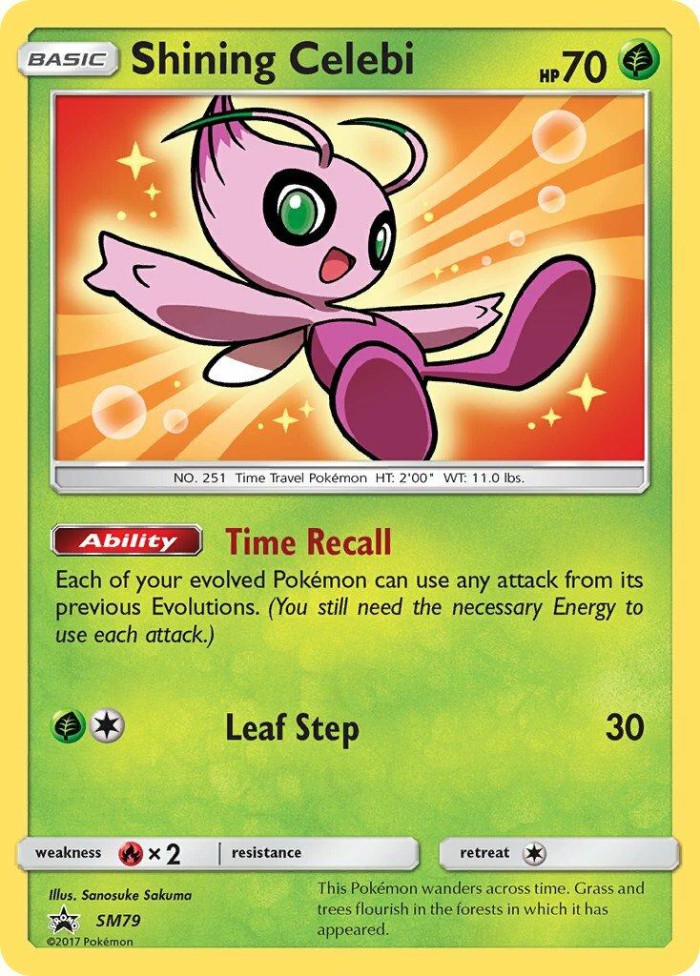 Carte Pokémon: Shining Celebi [Celebi Brillant]