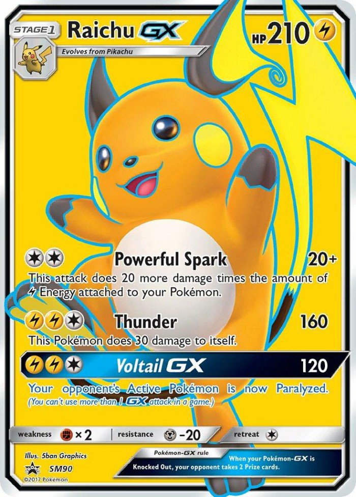 Carte Pokémon: Raichu GX [Raichu GX]