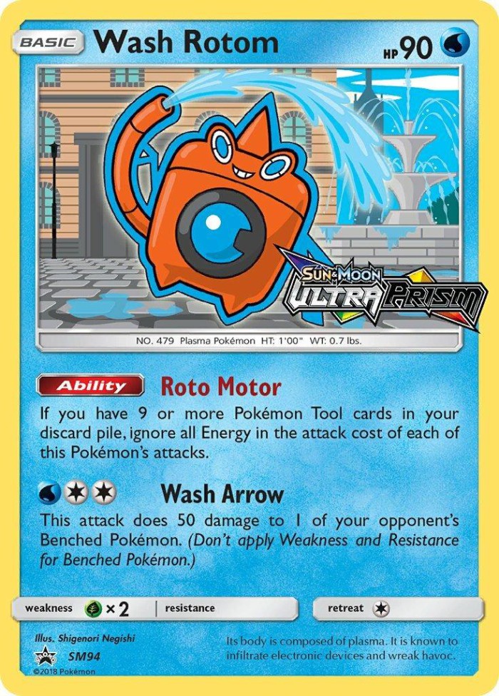 Carte Pokémon: Wash Rotom [Motisma Lavage]