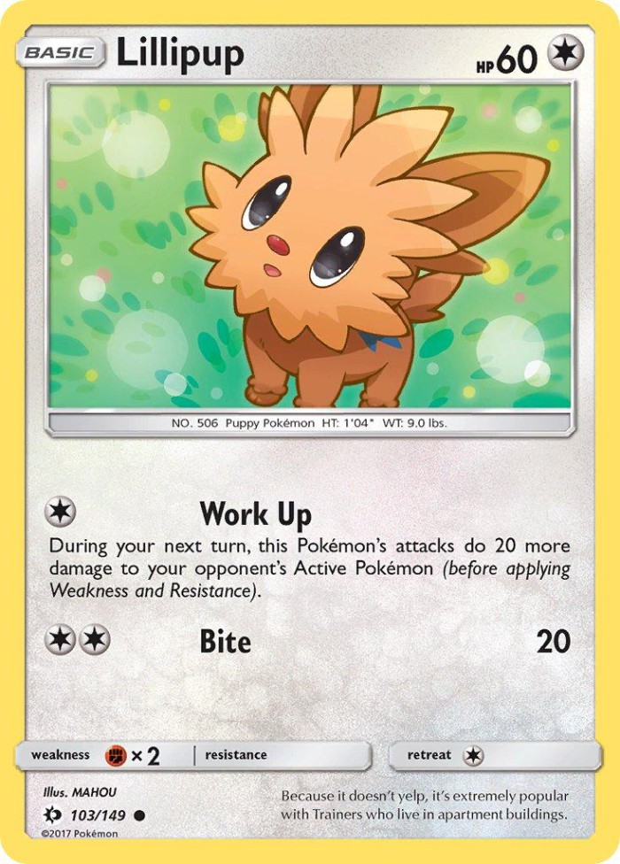 Carte Pokémon: Lillipup [Ponchiot]