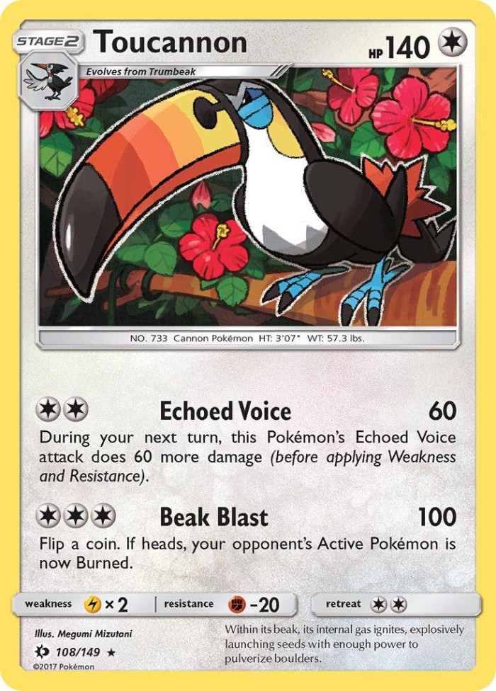 Carte Pokémon: Toucannon [Bazoucan]